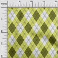 thumbnail image 2 of oneOone Polyester Spandex Lime Fabric Check Dress Material Fabric Print Fabric By The Yard 56 Inch Wide, 2 of 4