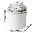 thumbnail image 3 of Tong Automatic Ice Maker Machine For Home Use With Digital Timer Dessert Maker Easy Clean Self Compressor, 3 of 6