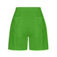 thumbnail image 4 of Birdeem Womens Solid Casual Loose Pockets Drawstring Short Pants, 4 of 12