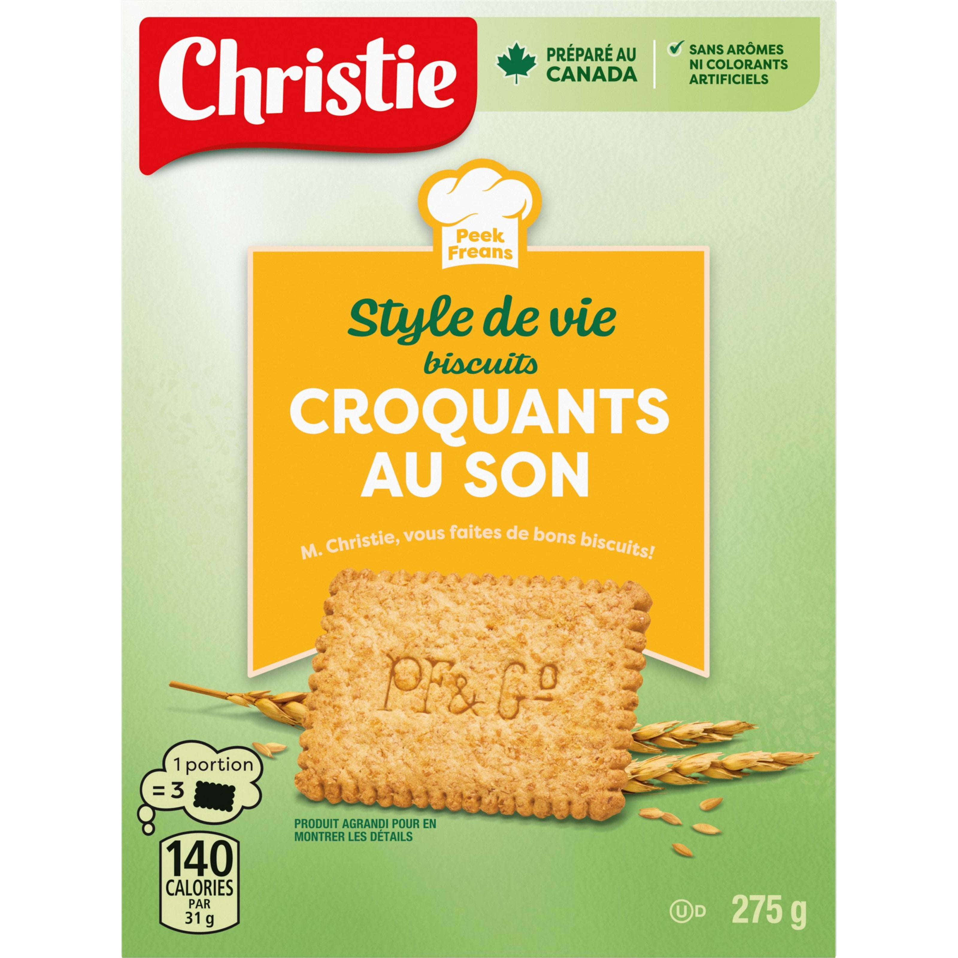 Biscuits Style de vie croquants au son de Peek Freans