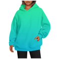 thumbnail image 2 of Mode Quotidienne Polyvalente Décontractée Sweat-Shirts à Manches Longues Sweat-Shirt Dégradé Rose M, 2 of 5