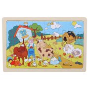 UsRHHA Wooden Puzzle Toysfor Toddlers 1-3 Years, Sensory Learning Gifts for Boys Girls Hand-Eye Coordination, KidsEducational Puzzles