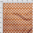 thumbnail image 3 of oneOone Velvet Orange Fabric Asian Block Sewing Material Print Fabric By The Yard 58 Inch Wide, 3 of 5