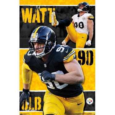 NFL Pittsburgh Steelers - T.J. Watt 24 Wall Poster, 22.375" x 34"