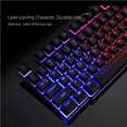 thumbnail image 2 of facefd Clavier et Souris de Jeu RGB USB Filaire avec Rétroéclairage LED, Tapis de Souris et Clavier de Jeu pour Ordinateur Portable PC, Ordinateur, Jeu et Travail, Blanc, 2 of 6