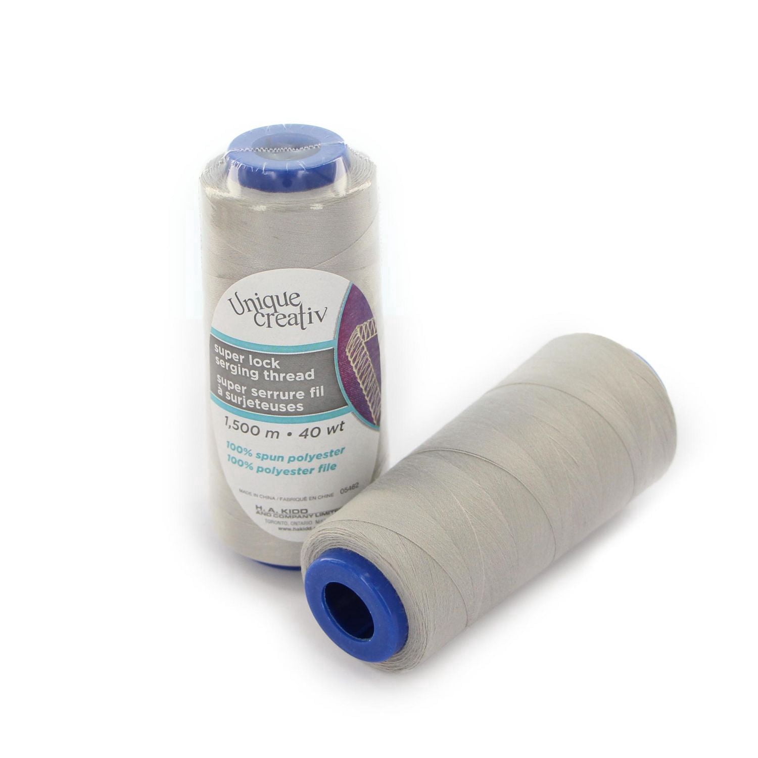 UNIQUE CREATIV TRULOCK 40 wt polyester fil de surjet 1500 m (1640 yd) Cone