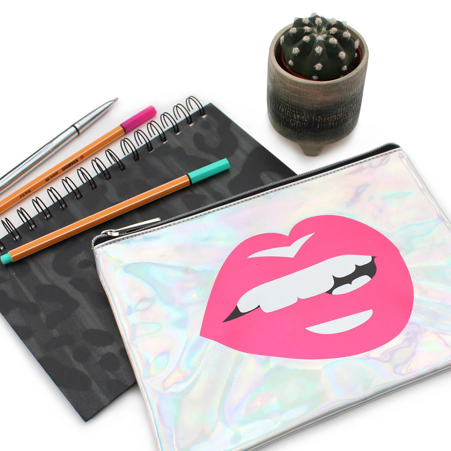 Pen+Gear Pochette métallique avec illustration emblématique