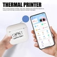 thumbnail image 3 of BT Thermal Shipping Label Printer - Thermal Label Printer for Small Business,203dpi Portable Pocket Printer, Small Thermal Printer for Bill Photo Memo, 3 of 7