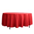 thumbnail image 1 of LNGOOR 108” Wholesale Round Tablecloth Polyester Round Table Linens For Wedding Party Banquet Restaurant -  WHITE, 1 of 10