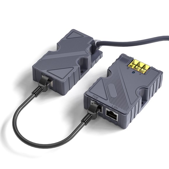 Ethernet Cord Adapter Kit, ABS Housing POE Injector RJ45 Interface Adapter for Starlink Dishy V2