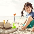 thumbnail image 4 of Pelle à Neige pour Enfants Pelle de Plage pour Enfants avec Manche en Acier Inoxydable, 4 of 8