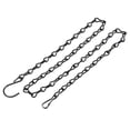 thumbnail image 1 of Unique Bargains 90cm Extension Lighting Chain S Hook Hanging Chains Black 2 Pack, 1 of 6