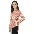 thumbnail image 4 of Inkmeso Haut Décontracté Élégant à Manches Longues Imprimées pour Femmes, T-Shirt d'Été Basique Confortable, 4 of 7