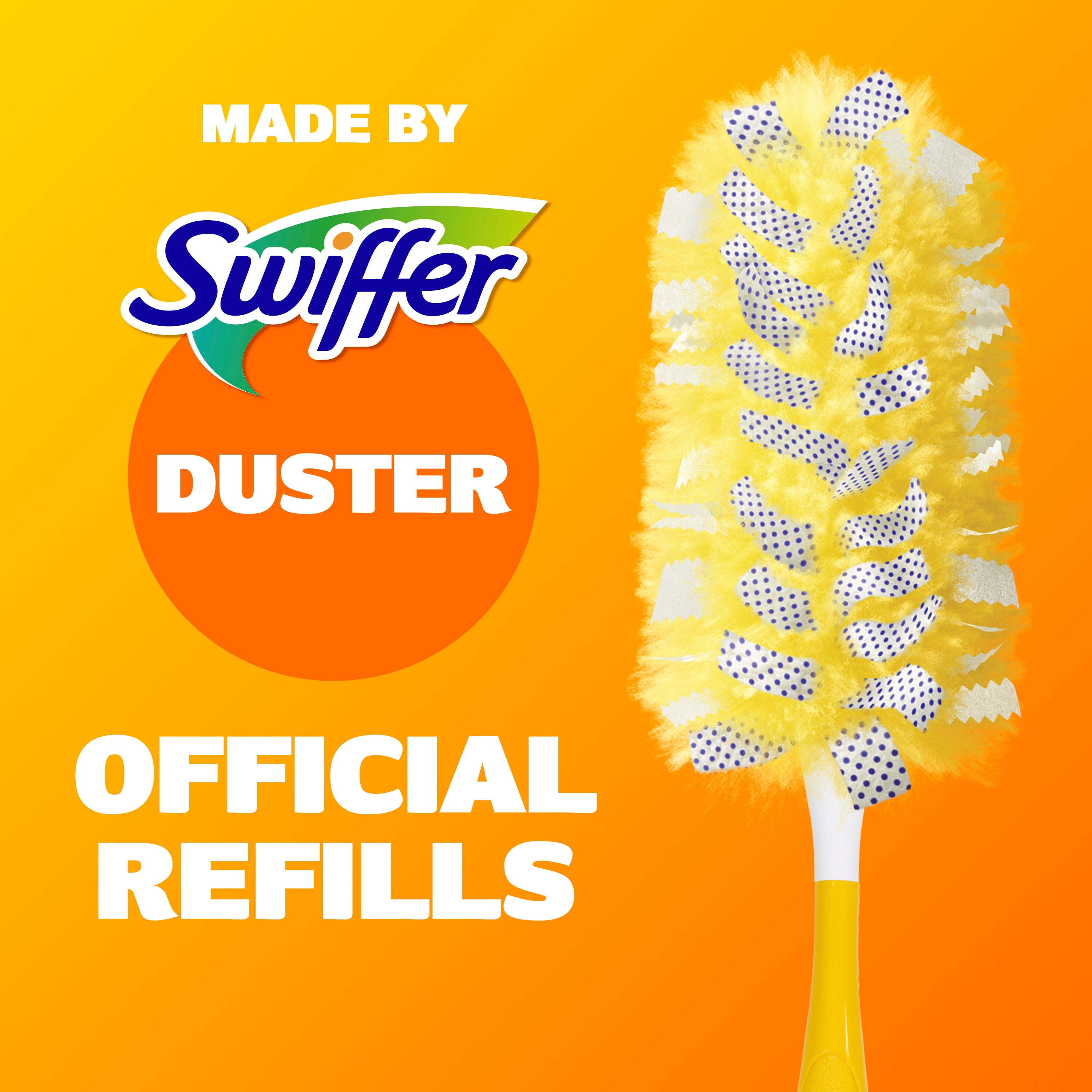 Swiffer Dusters Heavy Duty Multi-Surface Duster Refills for Cleaning, Unscented, 3 Count