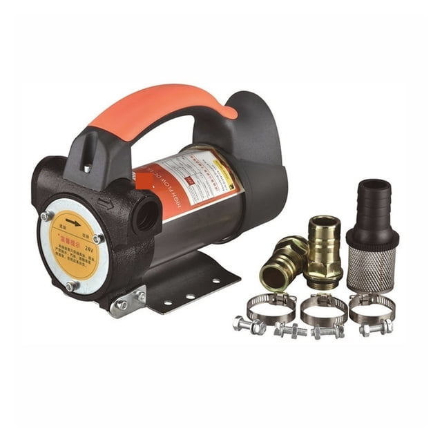 50l/min 12v/24v/220 High Flow Diesel Pump Auto Refueling Pump 12V Electric Automatic Fuel Transfer Pump For Pumping Diesel ,Easy to Operate