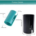thumbnail image 2 of 2PCS Christmas Wrapping Paper Cutter Tool Tube, Gift Wrap Cutter, Storage Rack and Dispenser with Embedded（Green+Black), 2 of 5
