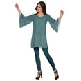 thumbnail image 3 of Moomaya Kurta Mini à Manches Kimono Tunique d'Été Kurtis Courts Imprimés pour Femmes, 3 of 5