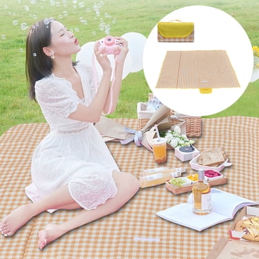 Yhmxh Camping Essentials Travel Essentials Camping Gear Outdoor Folding Picnic Mat Thicken Camping Parks Grass Mat Mat Picnic Mats