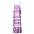 thumbnail image 3 of Daeful Robes Maxi Teinture sur Nœuds Longue Robe Sans Manches Robe d'Été Kaftan Ample Col en V Violet m, 3 of 6