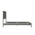thumbnail image 4 of Leo & Lacey Madison Full Solid Wood Foundation Bed in Grey, 4 of 7