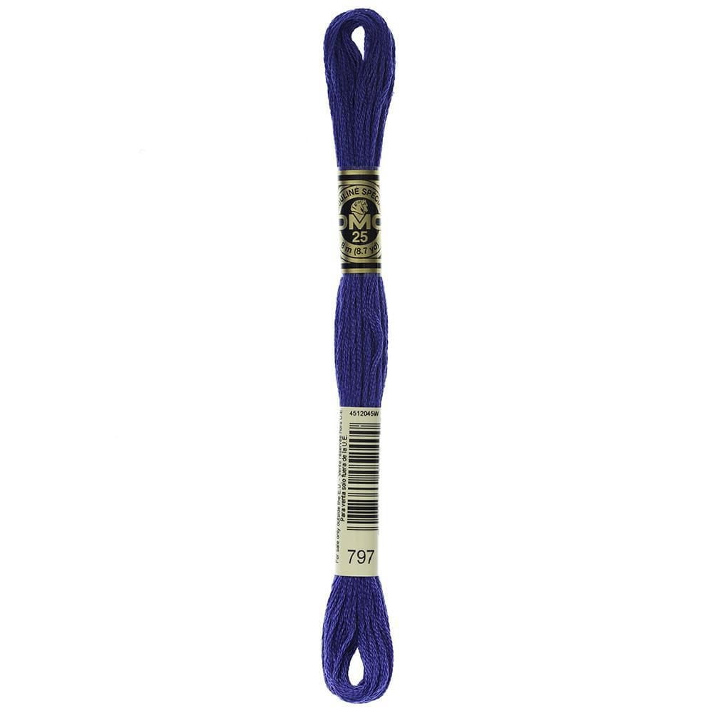 DMC bleu coton 6 Strand Floss 8 m (8.75 yd)