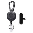 thumbnail image 1 of GUOOL Porte-Clés Rétractable avec Attache de Téléphone Mousqueton Porte-Badge pour Voyager Style A, 1 of 9