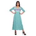 thumbnail image 1 of Moomaya Kurti Ligne A pour Femmes Kurti Longue Imprimée Robe Haut Indien pour Femmes, 1 of 5