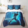 thumbnail image 2 of YST 7Pcs Baseball Player Comforter Set, Sports Fans Bed in a Bag, King Size, 2 of 5