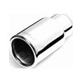thumbnail image 2 of Gibson Exhaust Exhaust Tail Pipe Tip 500632 2-1/2 Inch Inlet; 3-1/2 Inch Outlet; Polished Stainless Steel; Round; Straight Cut; Rolled Edge; 12 Inch Length, 2 of 4