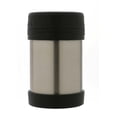 thumbnail image 1 of Mainstay 350ML Silver&Black Kids Food Jar, SS304 intérieur SS201 extérieur PP couvercle silicone anneau récipient alimentaire, 1 of 13