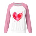 thumbnail image 4 of DPTALR T-shirt Imprimé pour Femme Blouse à Manches Longues Col Rond Hauts Décontractés Chandail à Capuchon, 4 of 4
