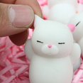 thumbnail image 2 of ZLight Mini Lingettes Douces Mignonnes pour Chat Balle Anti-Stress à Presser Qui Remonte Jouets Amusants Design de Chats Blancs Jouets de Pression Intéressants un Cadeau Chat aux Oreilles Roses 1 Pcs 1 Ensemble, 2 of 3