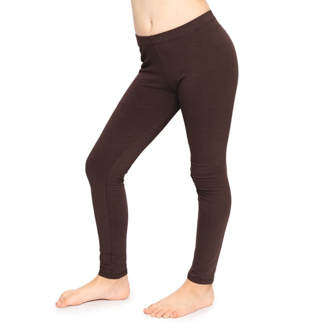 Stretch Is Comfort Girl's Cotton Leggings | Child Size 4 -14