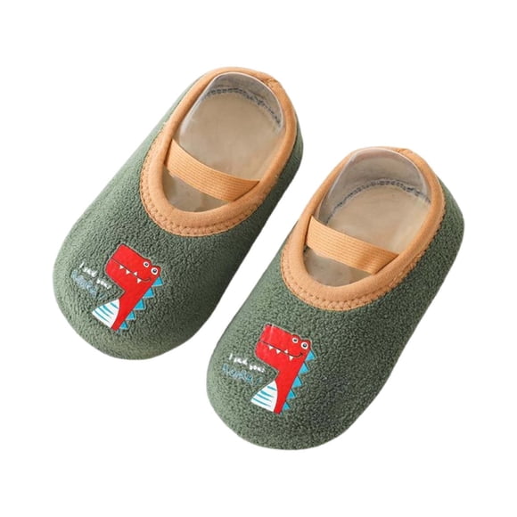 NOKIO Toddler House Shoes for Boys and Girls Indoor Floor Socks Non Slip Fashion Breathable Cartoon Sock Shoes Lightweight Soft Sole Slip On