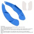 thumbnail image 4 of Steering Wheel Paddle Shifter For Ford Mondeo Edge Taurus 13-20 Aluminium Blue, 4 of 13