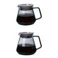 thumbnail image 1 of GUOOL 2x Glass Pour Over Coffee Pot Hand Drip Coffee Server Coffee Pot, 1 of 9
