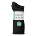 thumbnail image 2 of Secret® Bamboo Roll Top Crew Socks 3pk, 2 of 2