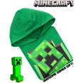 thumbnail image 2 of Chandail à Capuchon Garçon Vert Chandail Gamer Enfants Chandail à Capuchon, 2 of 3