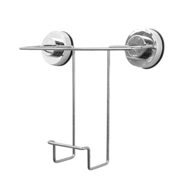 FRCOLOR Magazine Rack Magazine Holder Stainless Steel Sucker Bathroom Magazine Newspaper Holder Basket,9.84"X8.66"X3.03"