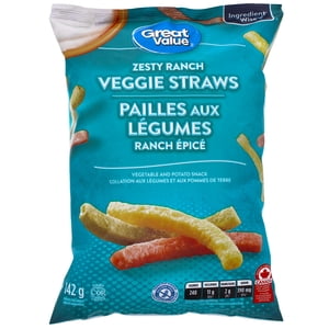 Great Value Zesty Ranch Veggie Straws
