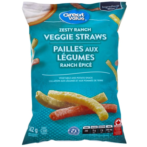 Great Value Zesty Ranch Veggie Straws