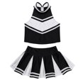 thumbnail image 3 of Miaeowve Ensemble Jupe Mini Plissée Sans Manches pour Filles 2 Pcs Tenue de Cheerleading Noir 16, 3 of 7