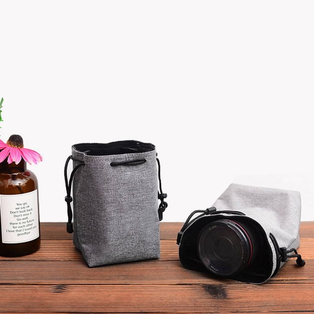 Sac Étanche pour Appareil Photo Numérique Portable avec Cordon de Serrage, Sac pour Appareil Photo Numérique Portable, Insert de Voyage, Pochette de Rangement pour Reflex Numérique