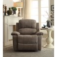 thumbnail image 3 of ACME Bina Recliner in Gray Polished Microfiber, 3 of 3