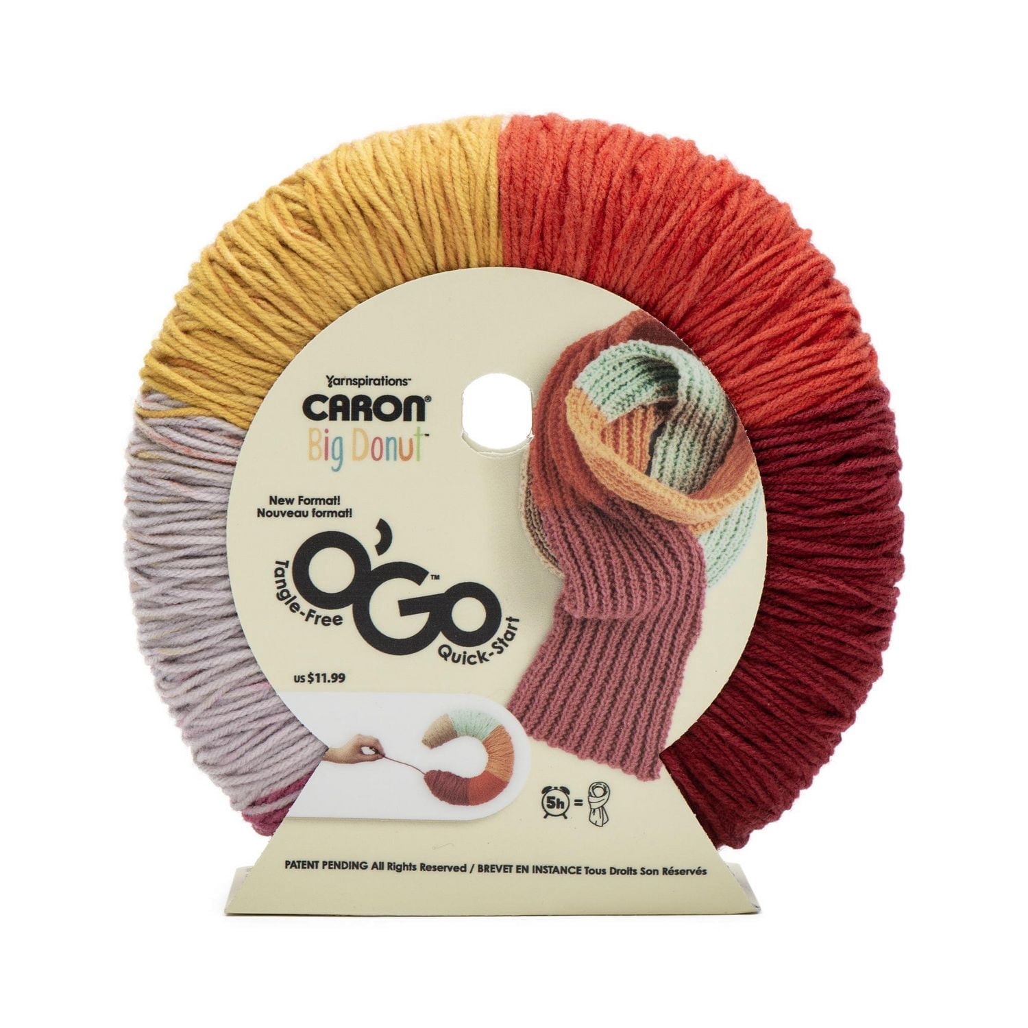 Caron® Big Donut O'Go™ #4 Worsted (Medium) Acrylic Yarn