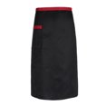 thumbnail image 2 of Milaget Durable Half Size Waist Kitchen Apron Catering Chef Hotel Cook Server Waiter Pub Black, 2 of 9