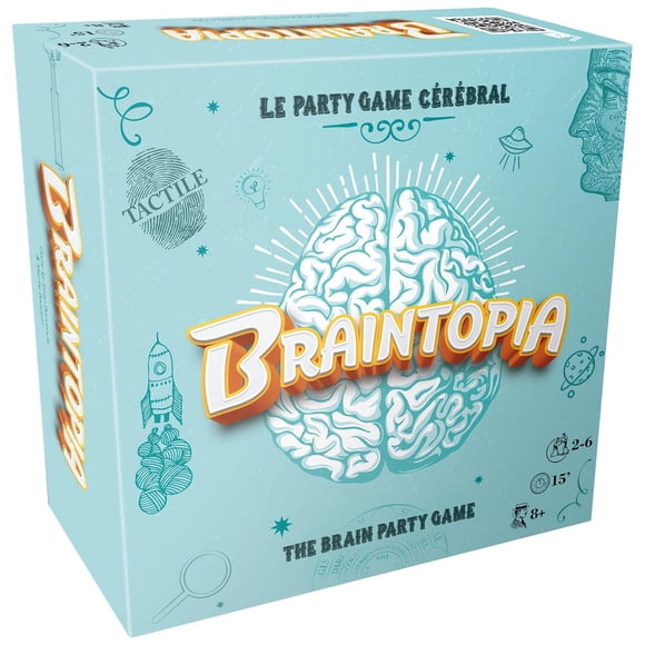 Zygomatic - Cortex Challenge - Multilingual - English & French Included - 10 Seconds Brain Challenge - Easy to Learn - Fun & Fast Paced - For Ages 8+ - 2 to 6 Players - 15 Minutes of Play Time