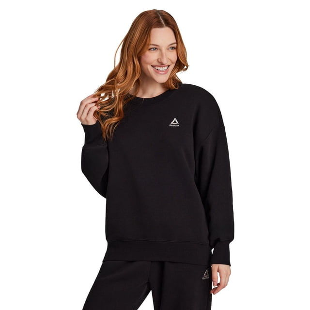 Reebok Women’s Game Day Fleece Oversize Crew