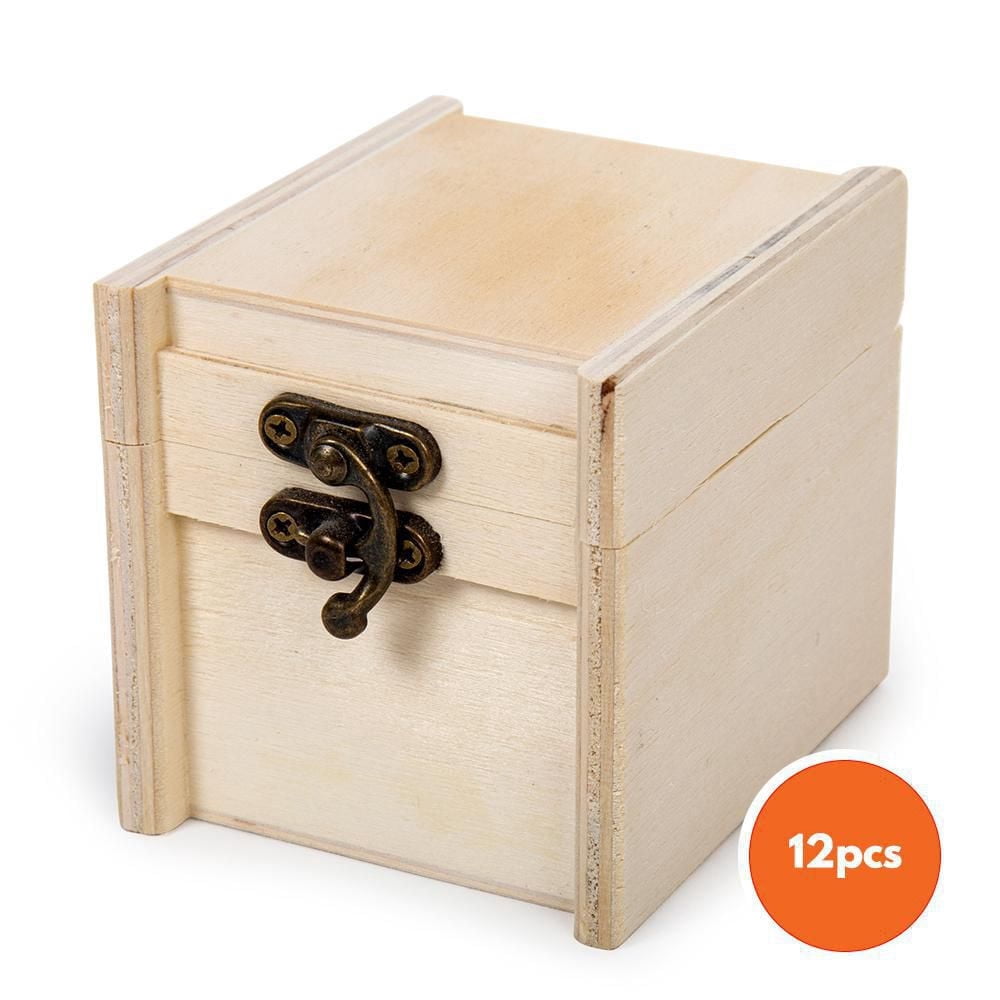 Time 4 Crafts DIY inachevé Ensemble de boite à bijoux/souvenirs en bois