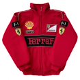 thumbnail image 1 of F1 Motorcycle Riding Jacket Retro Embroidery Hip-hop Wind Jacket For Women, 1 of 3